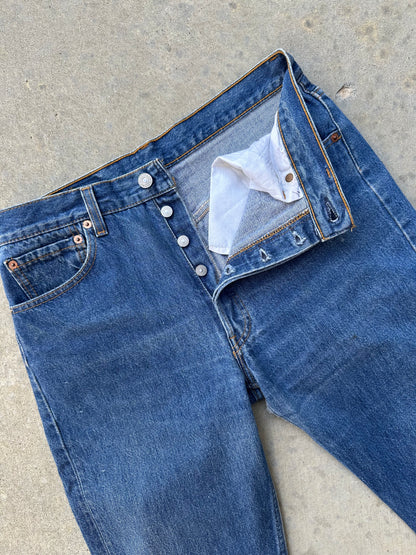 80’s Levi’s 501xx STF Raw Denim Jeans USA (Men’s 31x30 / Women’s 29)