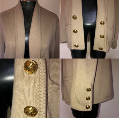 80’s Valentino Boutique Wool Open Cardigan (Unisex L)