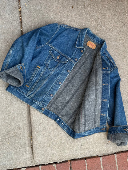 80’s Levi’s Blanket Lined Denim Trucker Jacket Type III (Unisex 42/L)