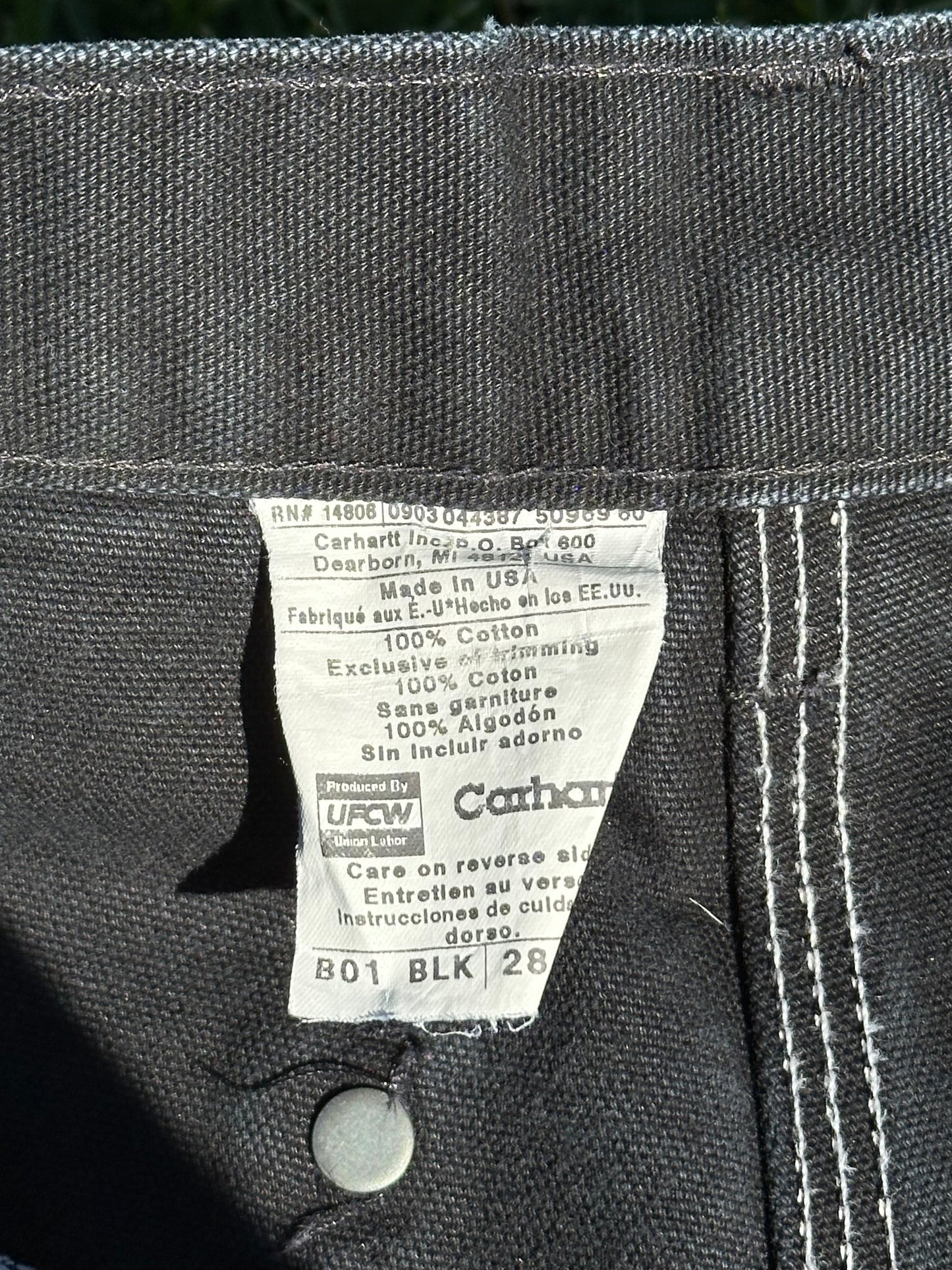 Vintage Carhartt Double Knee Pants USA Union Made (Women’s Modern 26/27)