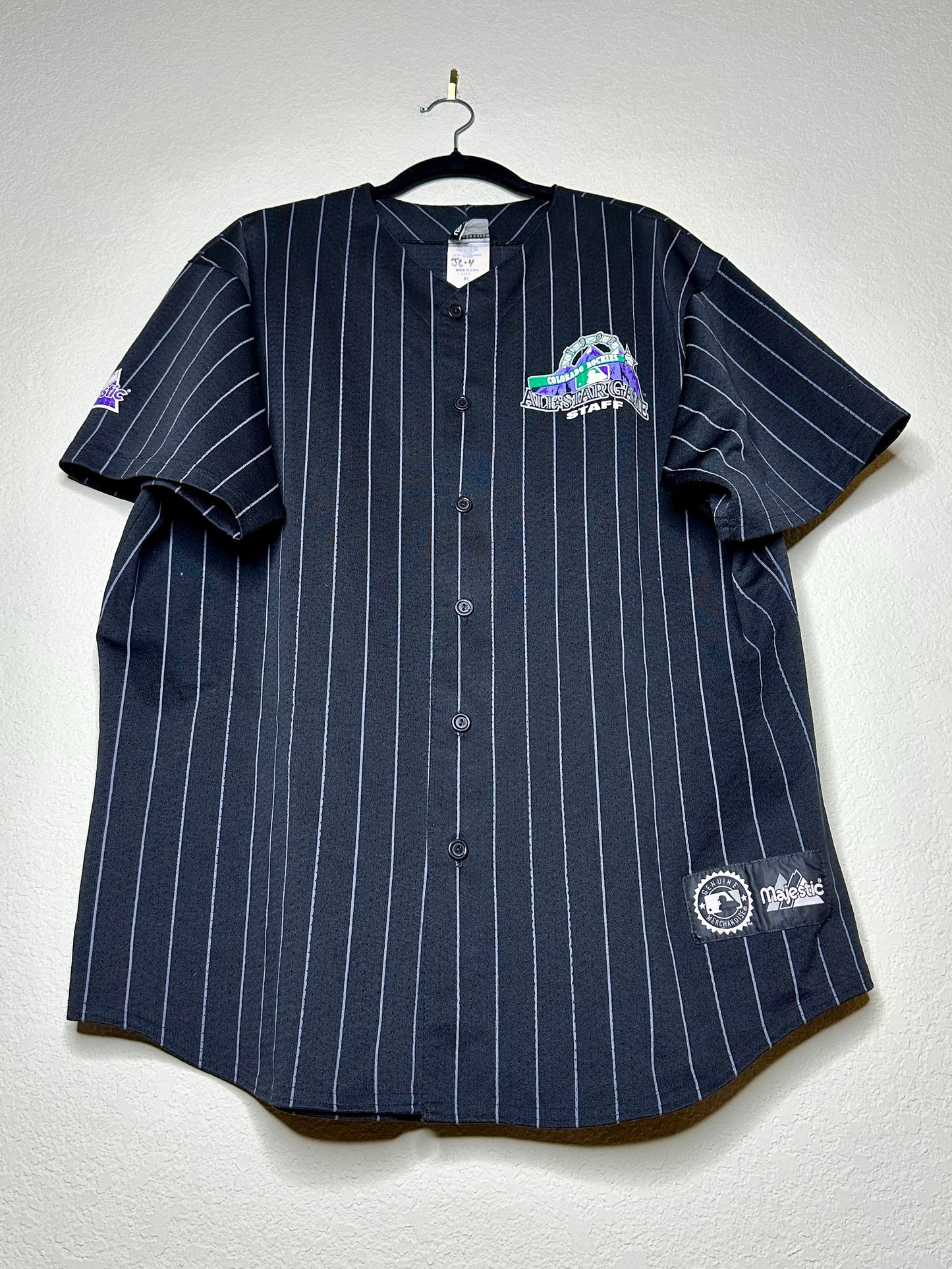 Rare 90’s Majestic Colorado Rockies All Star Staff MLB Jersey (Unisex XL)