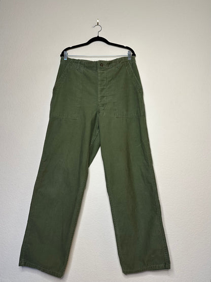50’s Military OG-107 Field Pants (33-35”) 1st Pattern, Korean War