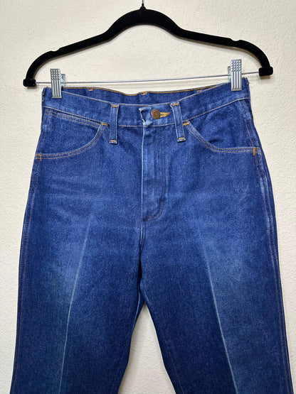 70’s Wrangler Indigo Crop Boot Flare Jeans (2/4)