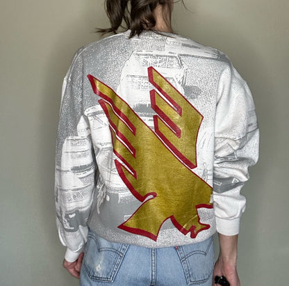 90’s RARE NASCAR Winston Cup Series All Over Print Sweatshirt (Unisex L))