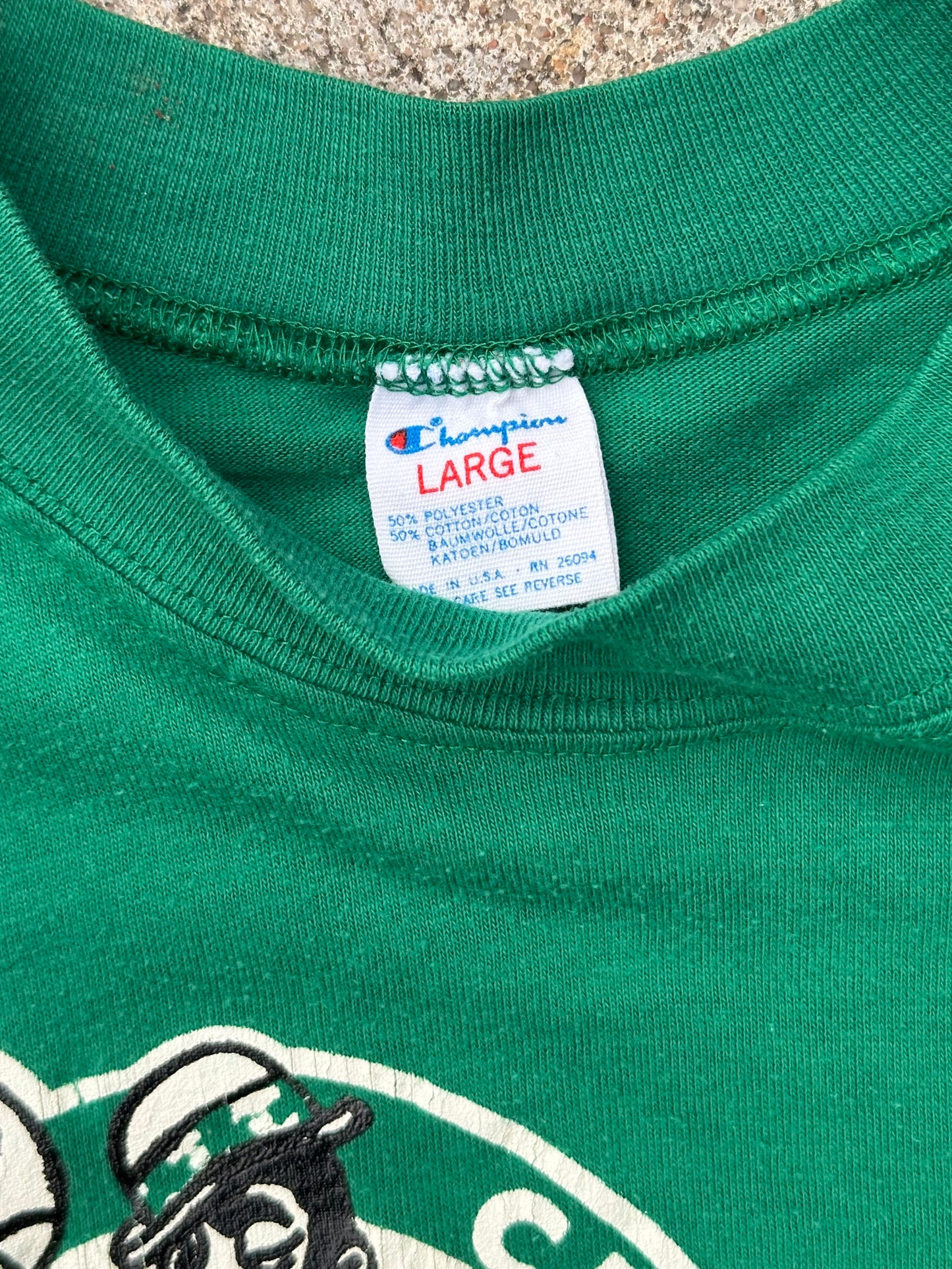 80’s Champion Boston Celtics Single Stitch LS Tee (Unisex S/M)