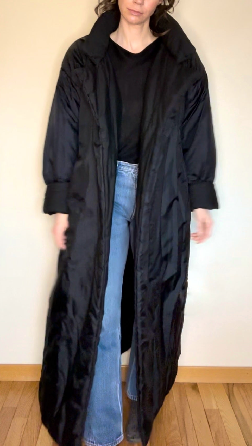 80’s Iconic Norma Kamali Long Sleeping Bag Coat (O/S)