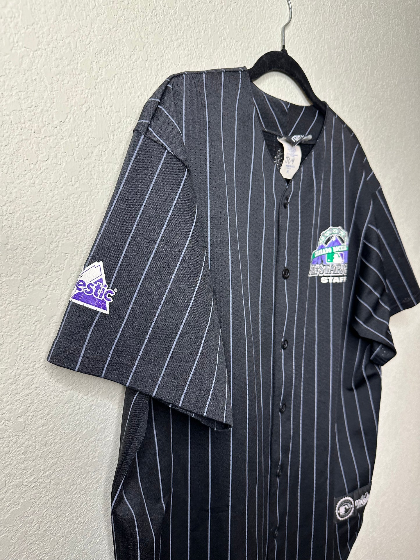 Rare 90’s Majestic Colorado Rockies All Star Staff MLB Jersey (Unisex XL)