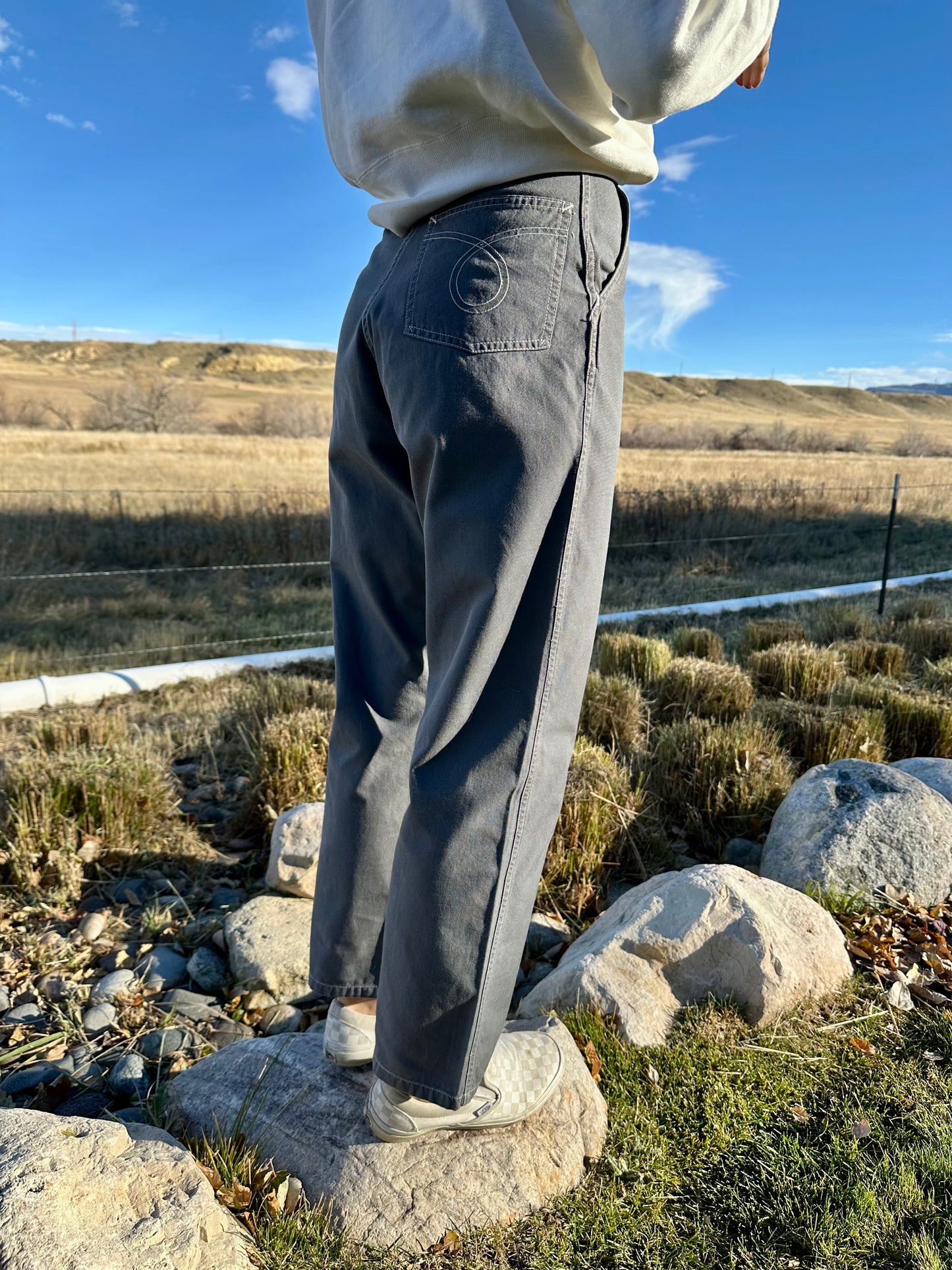 50’s White Stag Sailcloth Side Zip Pants (Women’s 25)