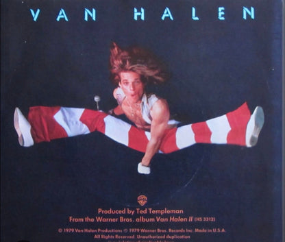 70’s Hand Airbrushed Spread Eagle Jump (Van Halen) Single Stitch 1/1 Tee (Unisex S)