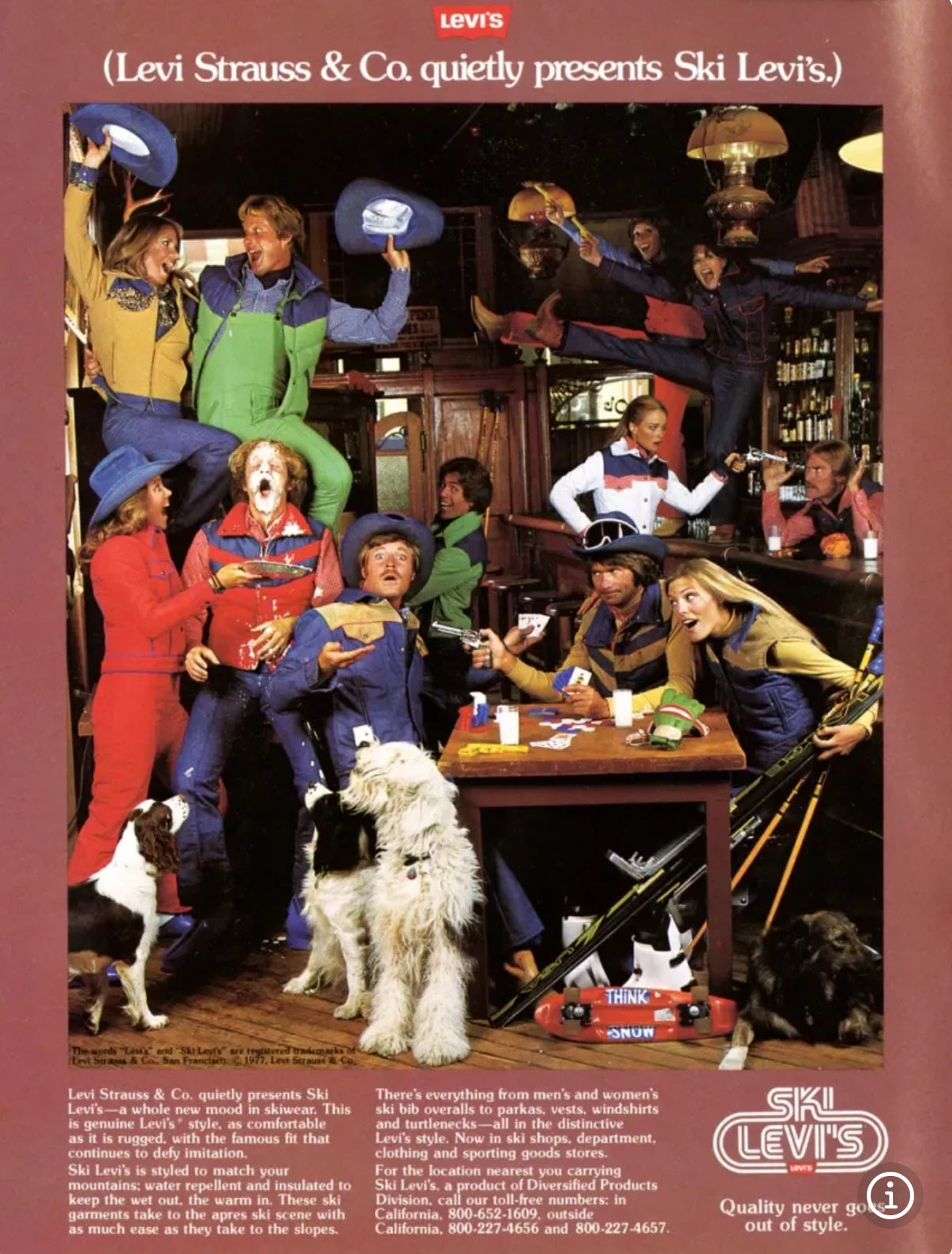 Rare 70’s Ski Levi’s Orange Tab Denim Goose Down Puffer Vest (Unisex M)