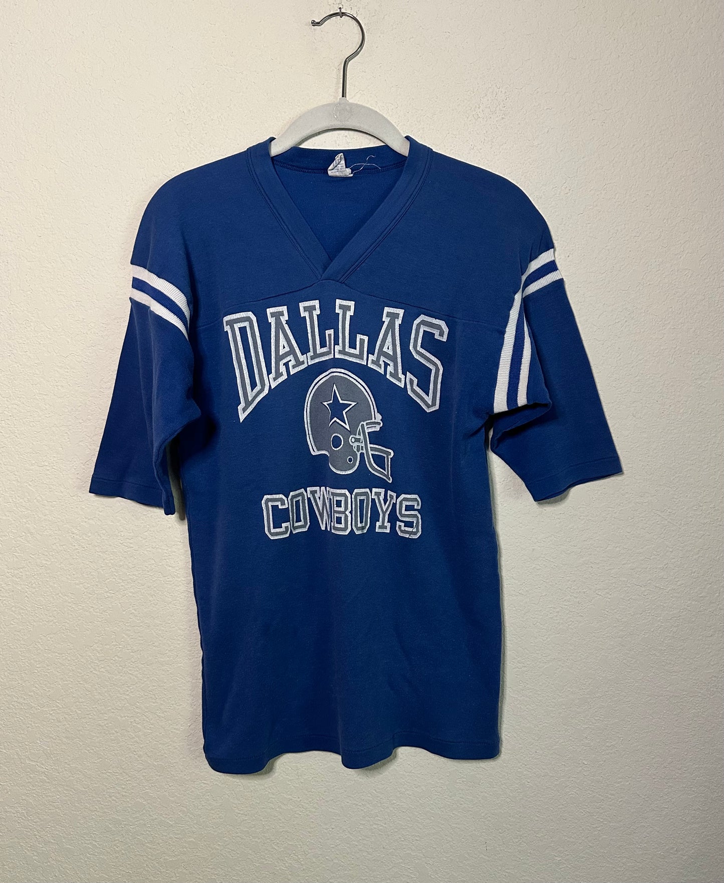 Dallas Cowboys Single Stitch Jersey Tee (Unisex S)