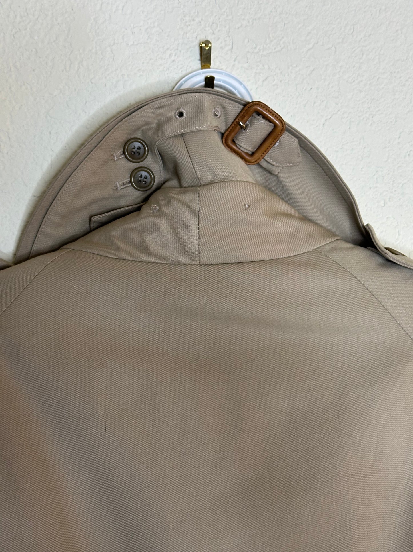 80’s Burberry Nova Check Lined Trench Coat w/ Zip-Out Liner (Men’s 42)