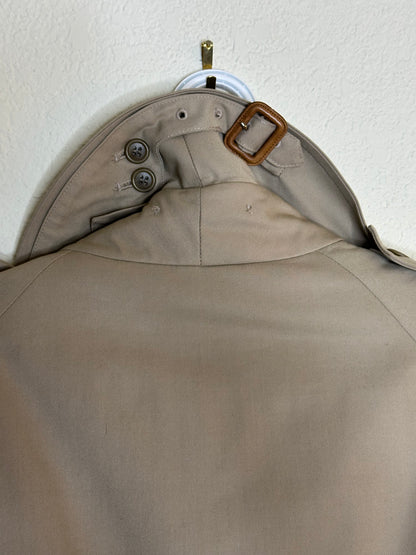 80’s Burberry Nova Check Lined Trench Coat w/ Zip-Out Liner (Men’s 42)