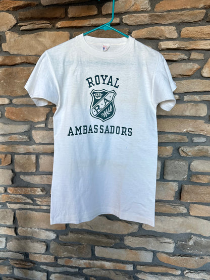 50’s Deadstock Champion “Running Man” Royal Ambassadors Single Stitch Tee (Unisex S)