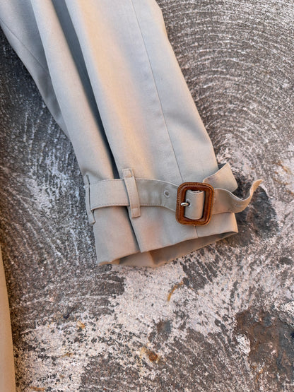 80’s Burberry Nova Check Lined Trench Coat w/ Zip-Out Liner (Men’s 42)