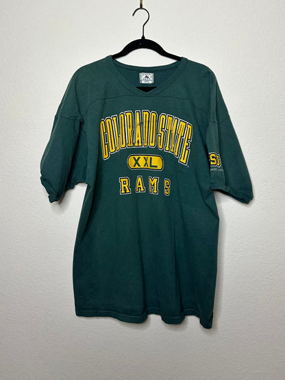 90’s CSU Rams Athletic Tee (or Dress) (Unisex XL)