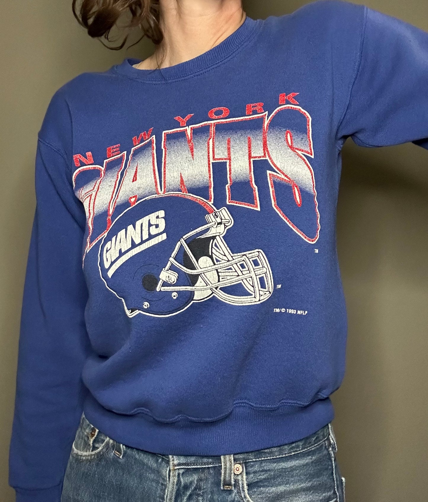 90’s NY Giants Single Stitch USA Sweatshirt (Women’s XS/S)