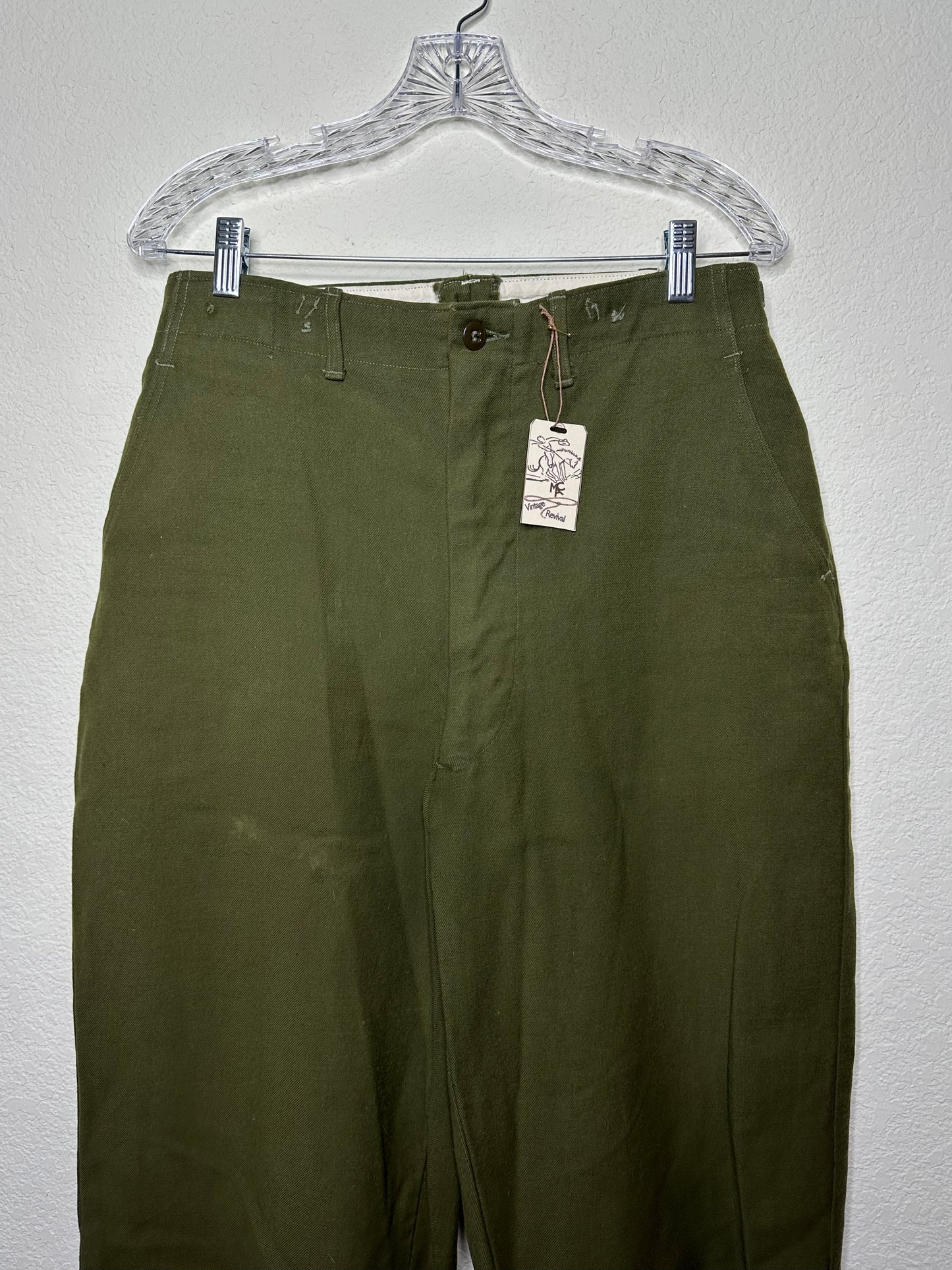 50’s Military M-51 Wool Field Trousers (33-36)