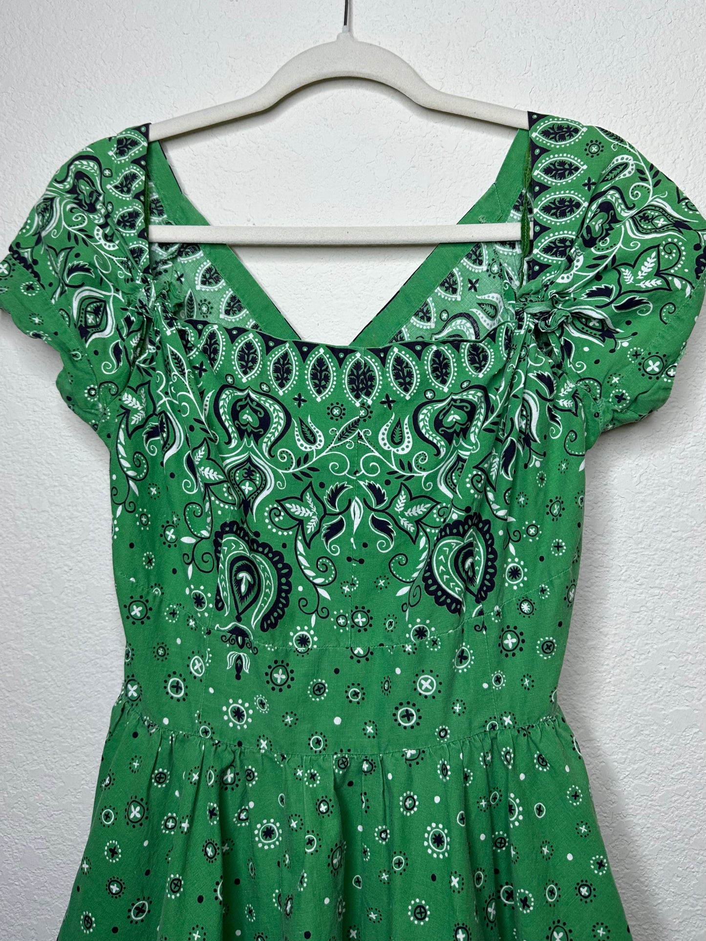 50’s/60’s Handmade Bandana Western Swing Dress (O/S)