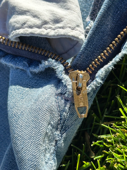 Rare 50’s LEVI’S Big E Western Side Zip Shorthorn Denim Pants (Women’s