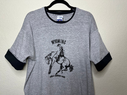 MCA VINTAGE REVIVAL: Custom Cowboy Double Sleeve Tee (Unisex LT)