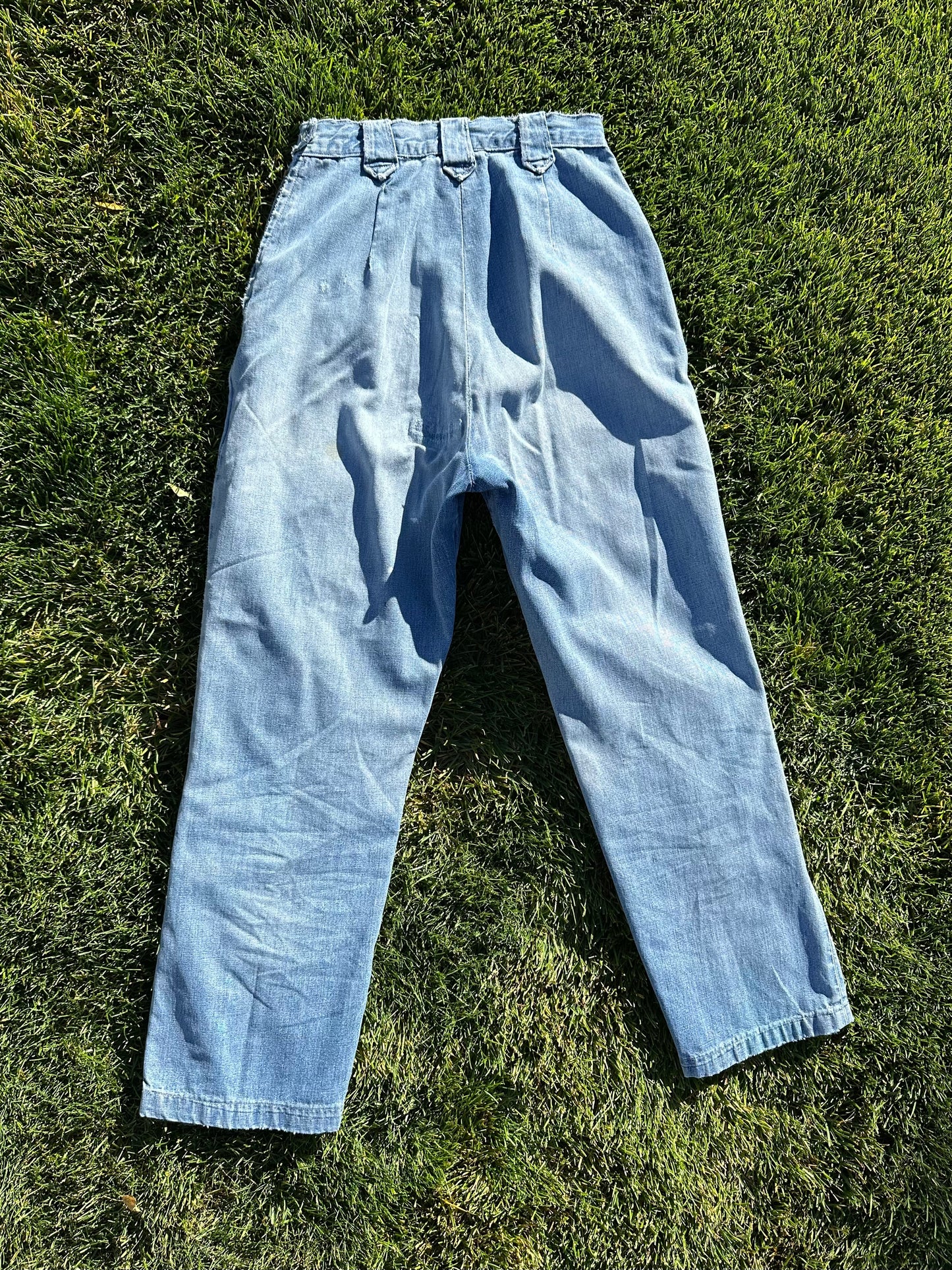 Rare 50’s LEVI’S Big E Western Side Zip Shorthorn Denim Pants (Women’s