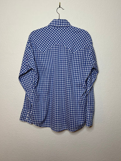 70’s Levi’s Gingham Pearl Snap Western Shirt (Unisex L)