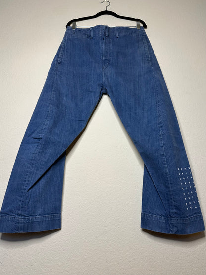 RARE Vintage Levi’s Selvedge “Skewed RED” Collection 3D Jeans (32x32)