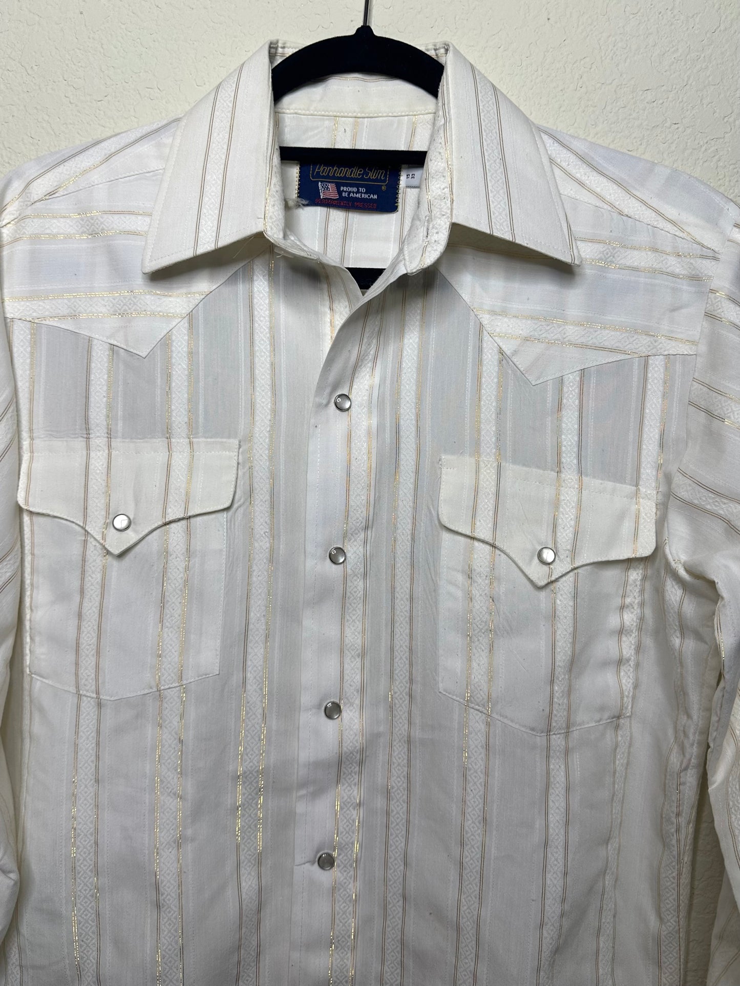 70’s Panhandle Slim Pearl Snap Western USA Shirt (Men’s S)