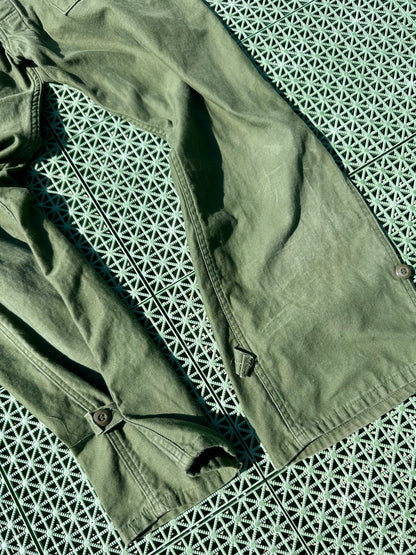 70’s OG-107 Military Cotton Sateen  Field Coveralls / Boilersuit (Unisex M)