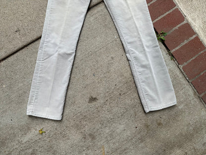 80’s Levi’s 519 “Californian” Corduroy White Tab Pants (Men’s 32/ Women’s 30)
