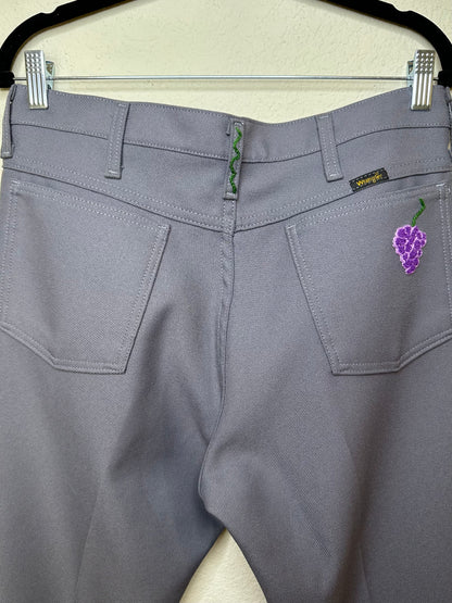 MCA Vintage Revival: 70’s Wrangler Hand Chainstitched Grapevine Boot Cut Pants (Men’s 33 / Women’s 30/31)