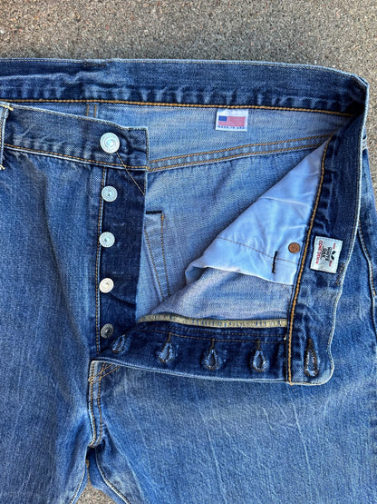 Levi’s 501 Redline Selvedge White Oak Cone Denim Repro USA Jeans (Actual 36x33)