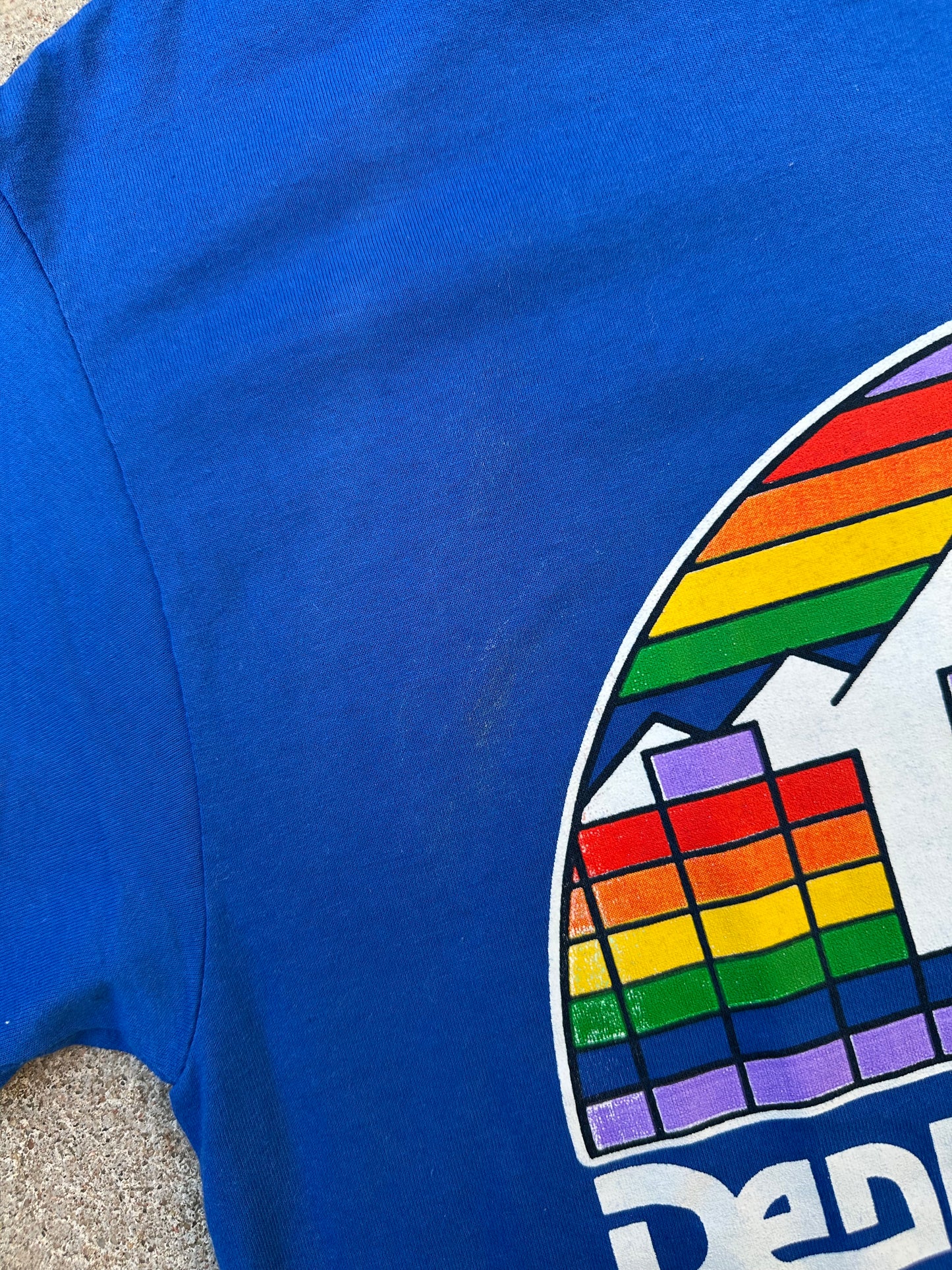 NOS 80’s Denver Nuggets Skyline Single Stitch Tee (Unisex L)