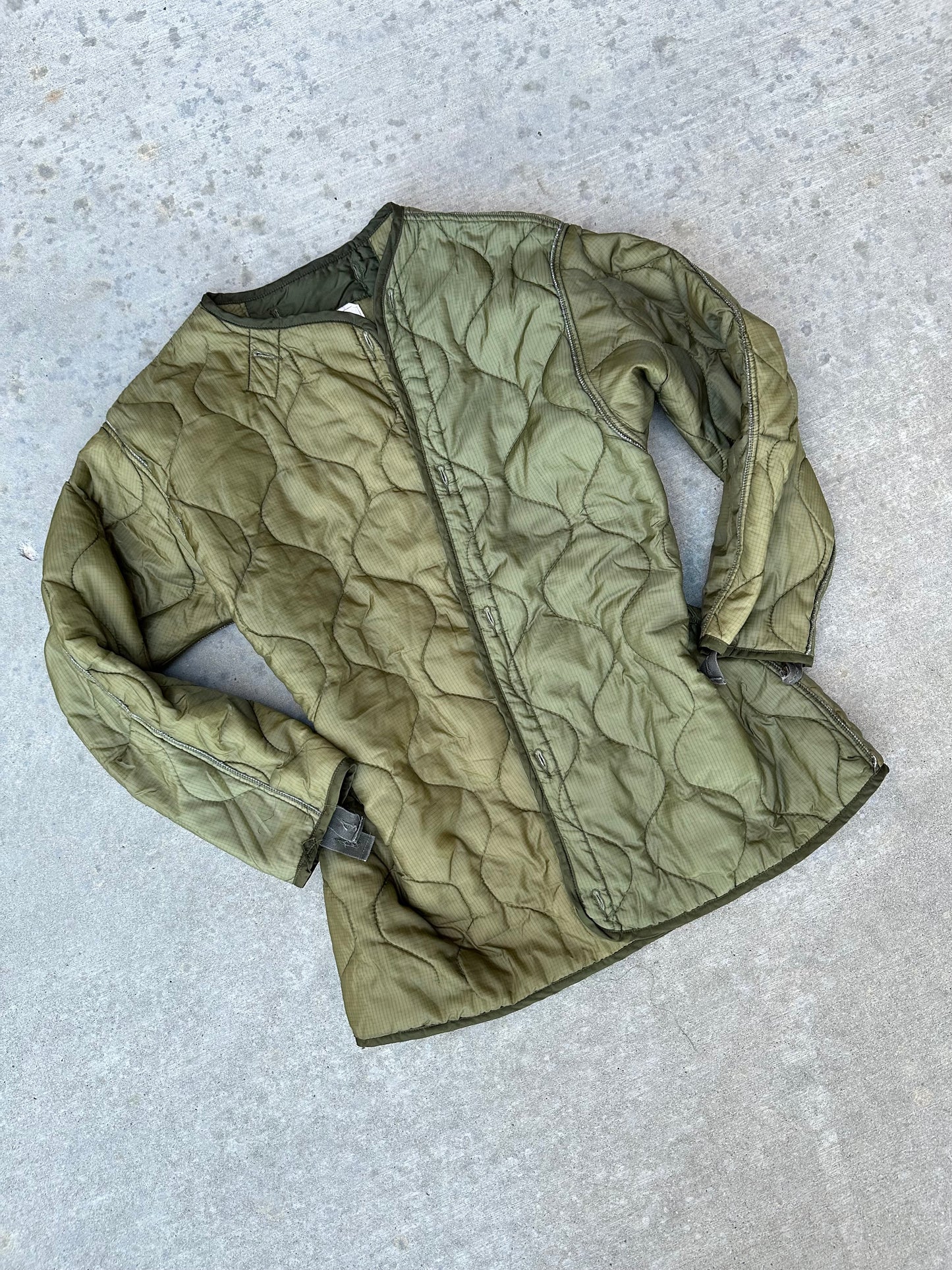 80’s US Military M65 Quilted Field Liner Mid-Length Jacket