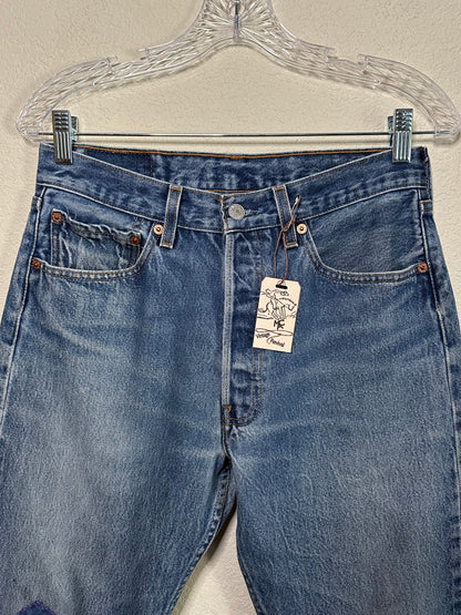 90’s Levi’s 501 Hand Embroidered Jeans (29 x 29)