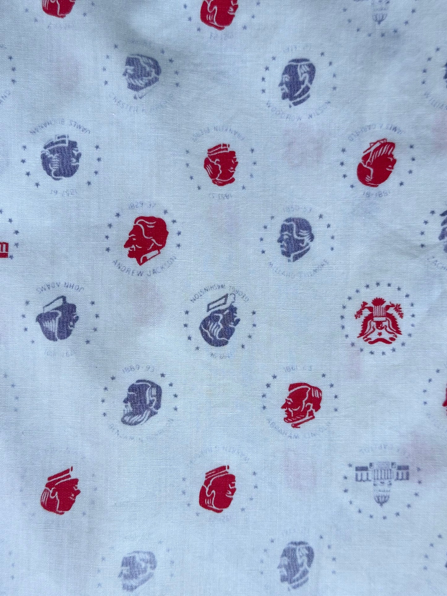 50’s US Presidents Printed Cotton Novelty Shirt (Unisex M)