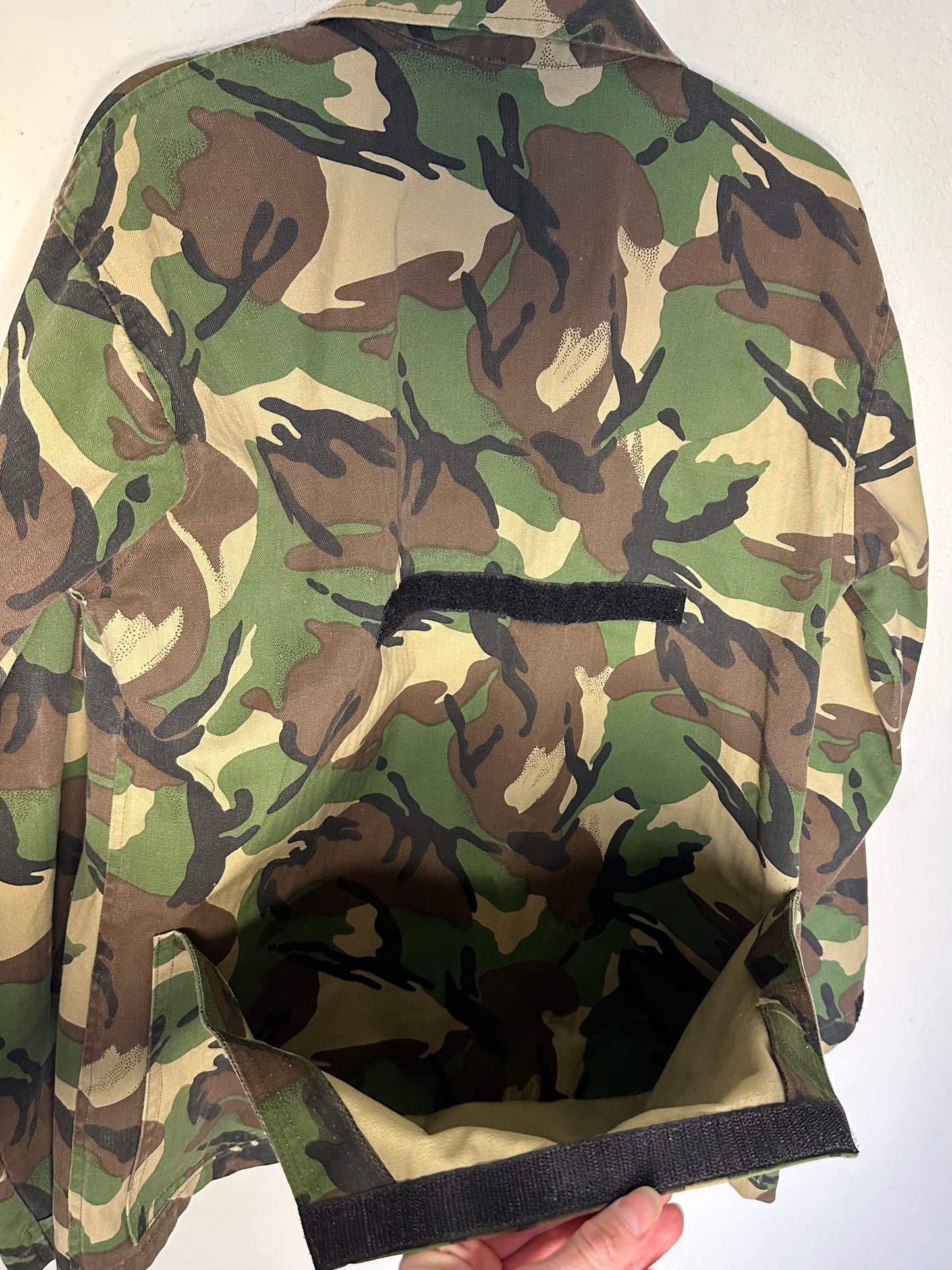 60’s HBT Herringbone Twill Cotton Camo Sporting Field Jacket (Unisex L)