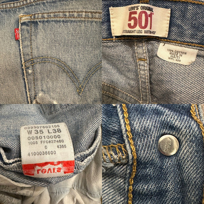 Y2K Levi’s 501 Jeans (33x33 / Modern 12)