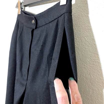 Vintage CHANEL High-Rise Wool Cashmere Pants (0/2)