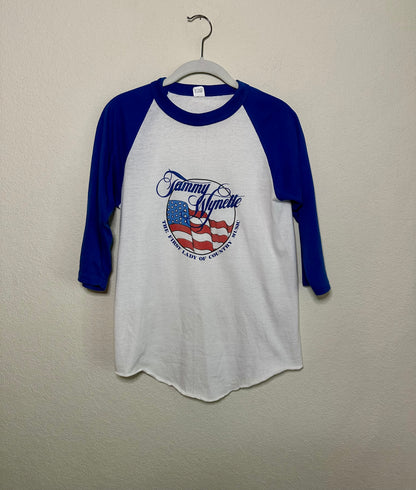 80’s Tammy Wynette Raglan Shirt