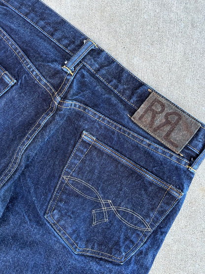 Double RL Japanese Woven Selvedge Denim Straight Leg Jeans
