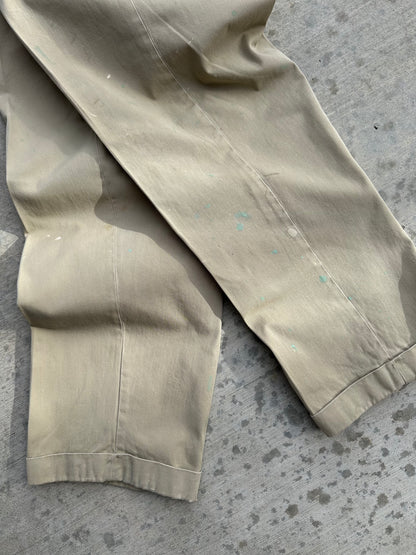 50’s POWR HOUSE Sanforized Vat Dyed Sail Cloth Chinos (Men’s 35x28.5 / Women’s 34)