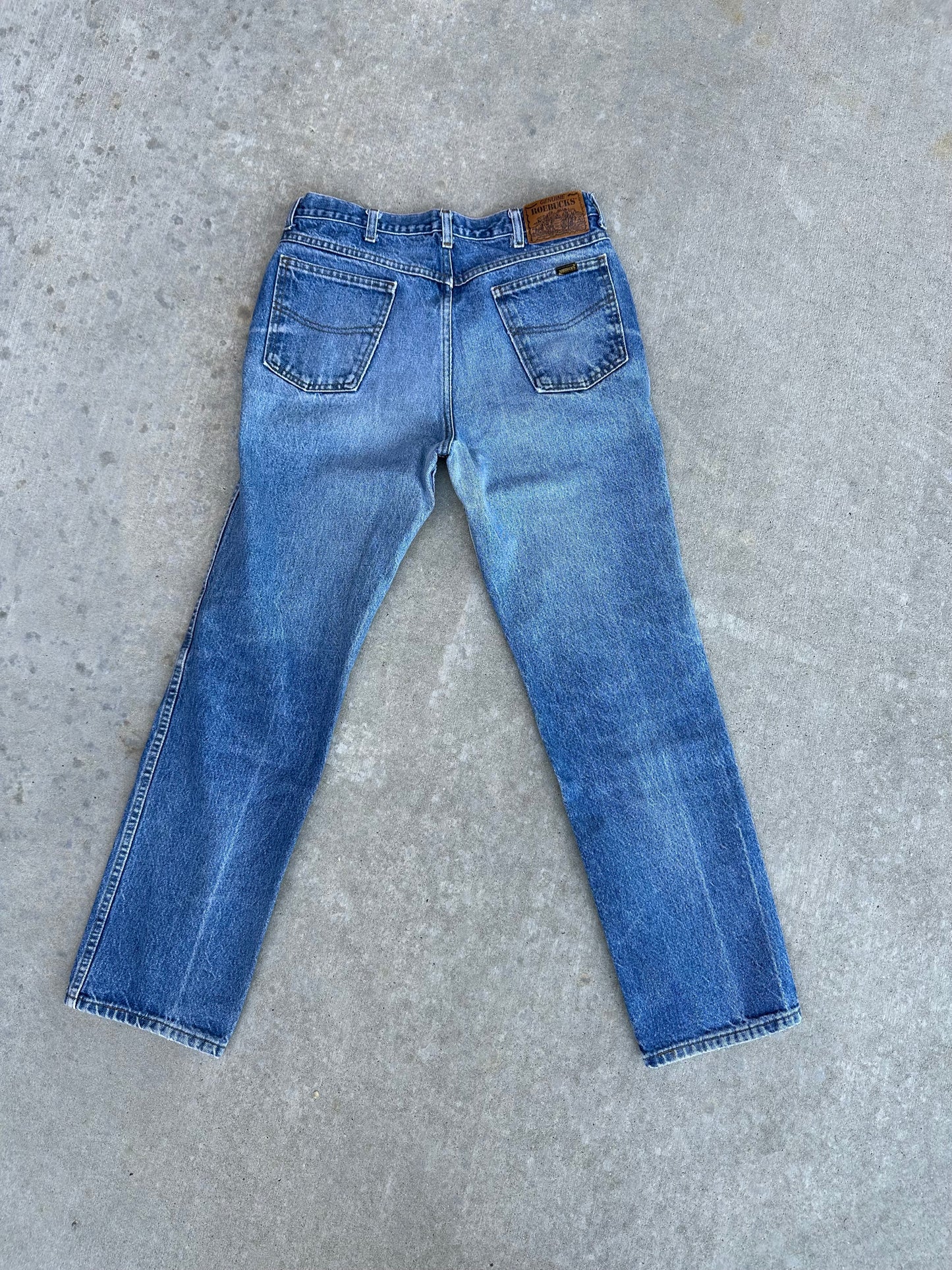 70’s Roebuck’s Faded Denim Jeans USA (Men’s 32x31 / Women’s 30)