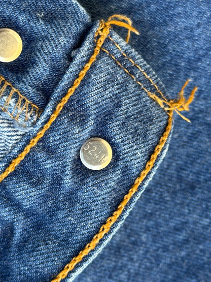90’s Levi’s 501xx Indigo Denim Extra Long Jeans (Men’s 27x37/ Women’s 26)