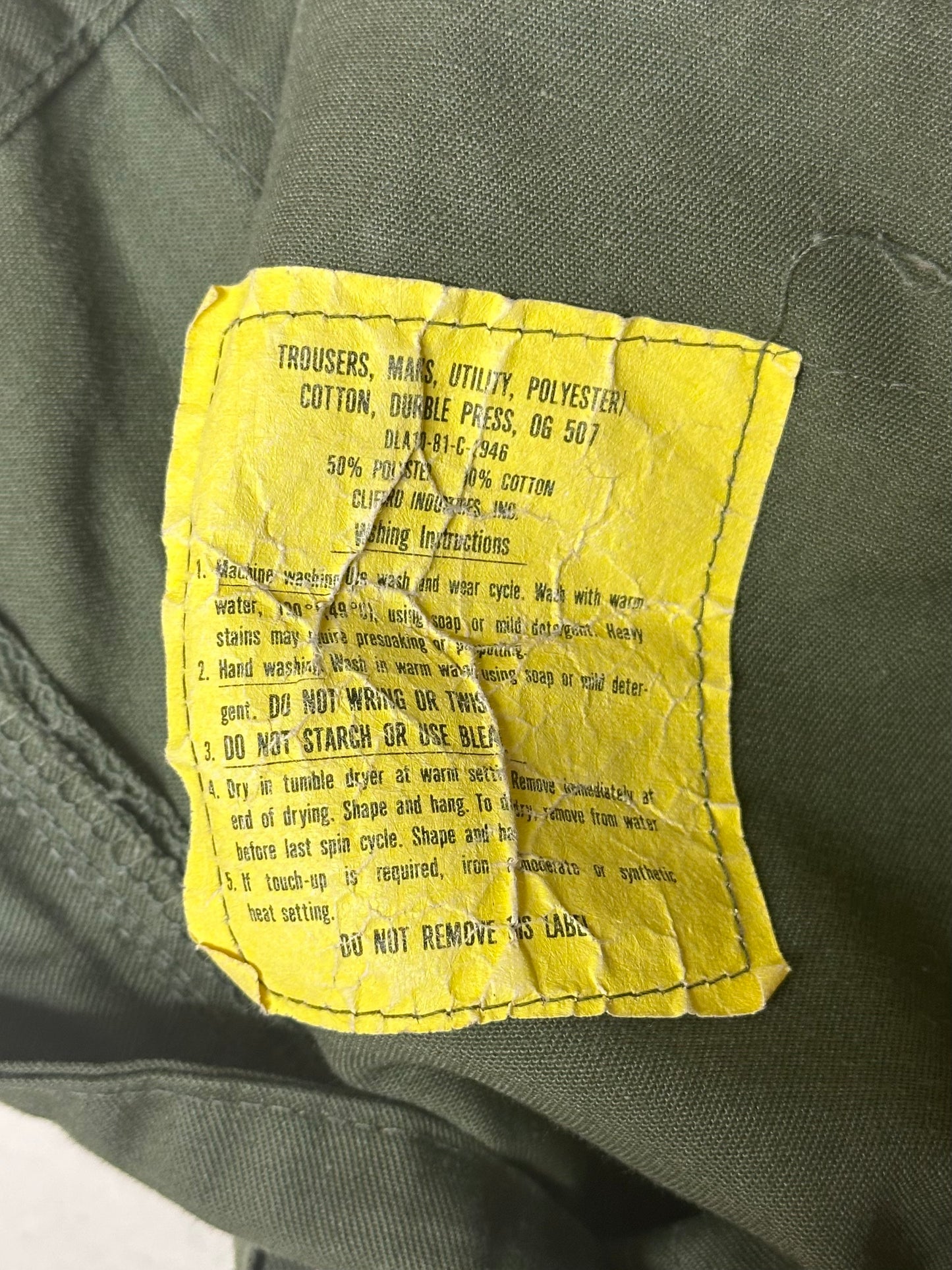 MCA Vintage Revival: Reworked 70’s OG-507 Military Skirt (from Field Pants)