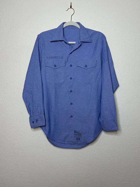 90’s Military Type III Chambray Utility Shirt (Unisex M)