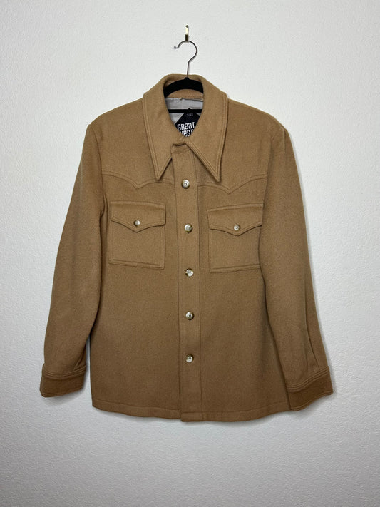 60’s Gleneagles Great Western Melton Wool CPO Overshirt (Men’s M)