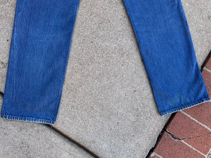 80’s Women’s Levi’s 501xx STF Raw Denim Jeans USA (34x31/ Women’s 32)