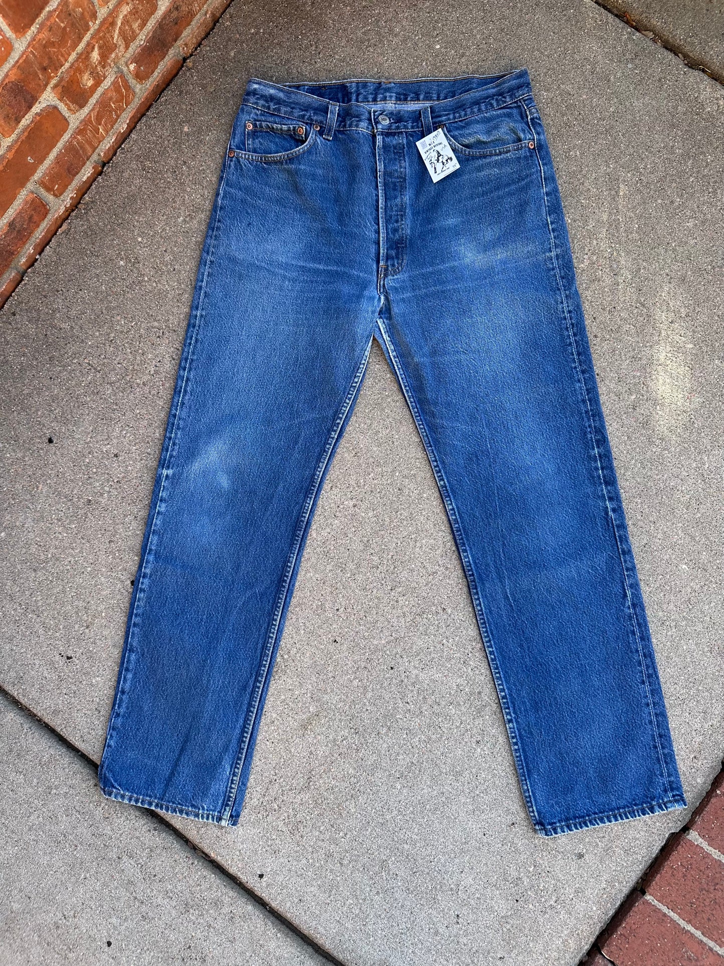 80’s Women’s Levi’s 501xx STF Raw Denim Jeans USA (34x31/ Women’s 32)